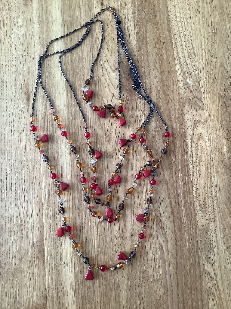 Virgin Vie Tequila Sunrise necklace