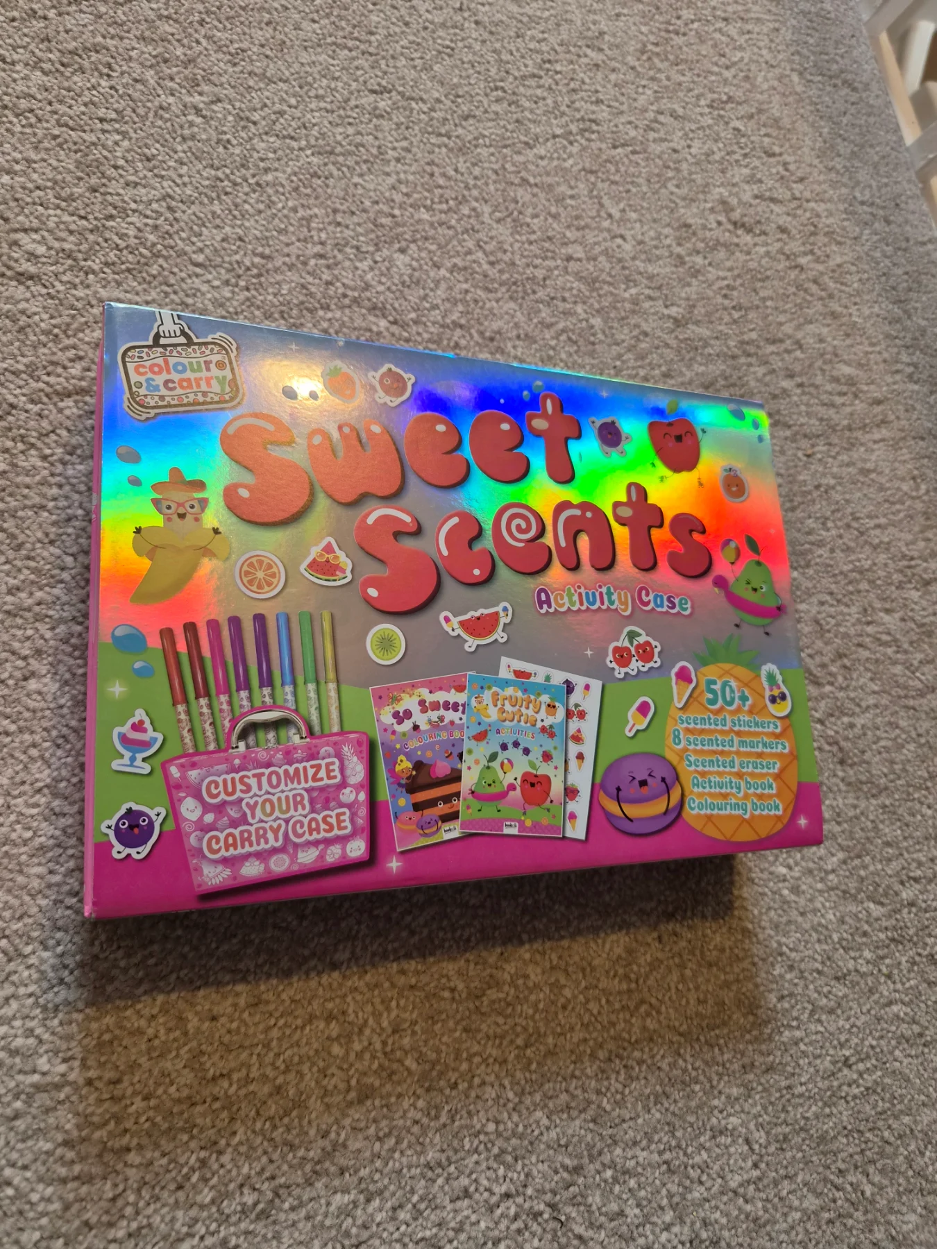 Sweet scented activity case