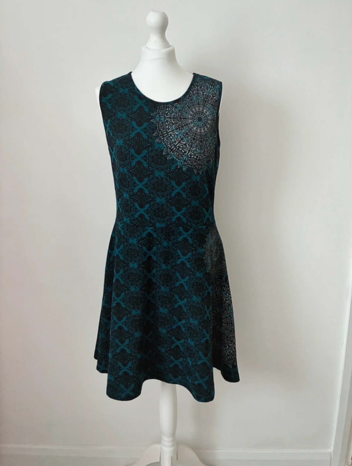 Jo Browns Dress Geometric Mandala Lace Boho Festival Goth