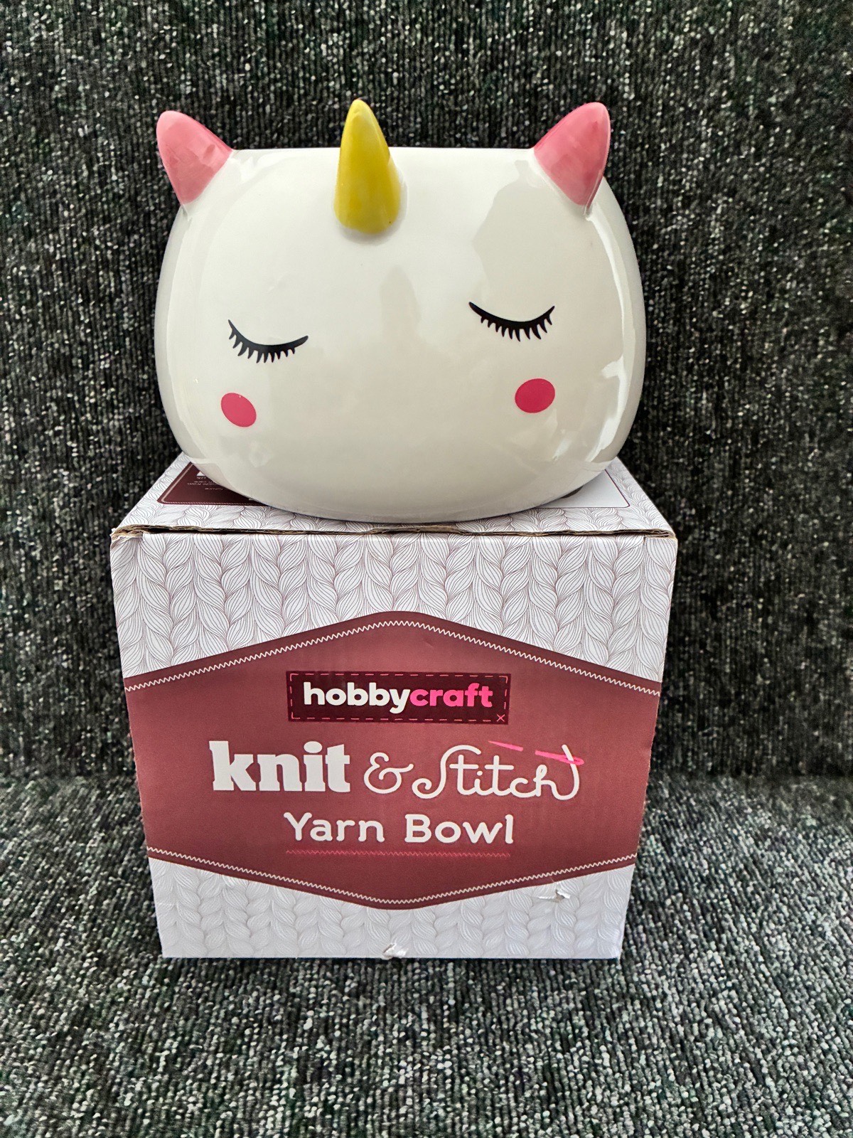 Hobbycraft Unicorn Yarn Bowl Brand New
