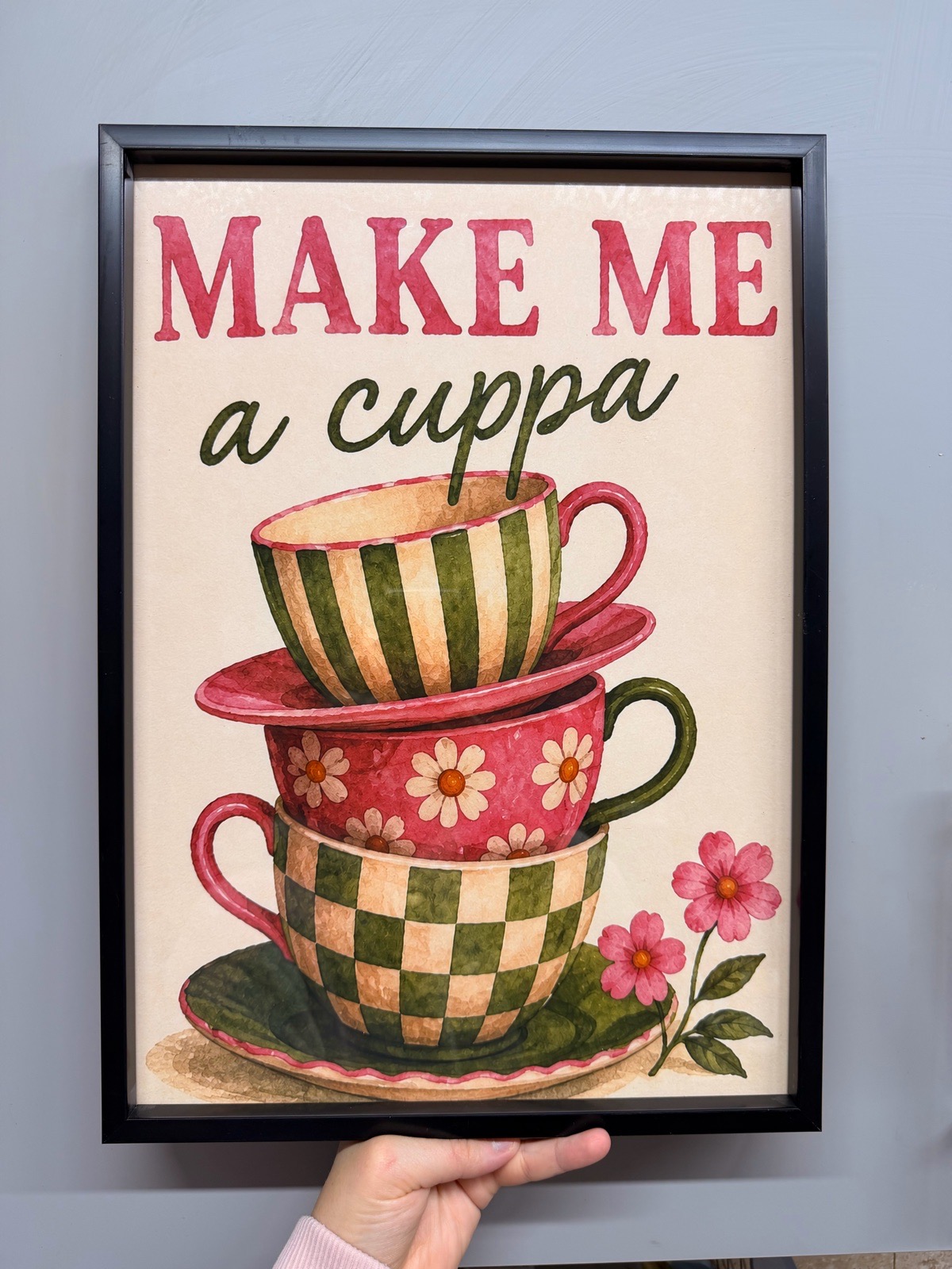 Make me a cuppa A3 kitchen print