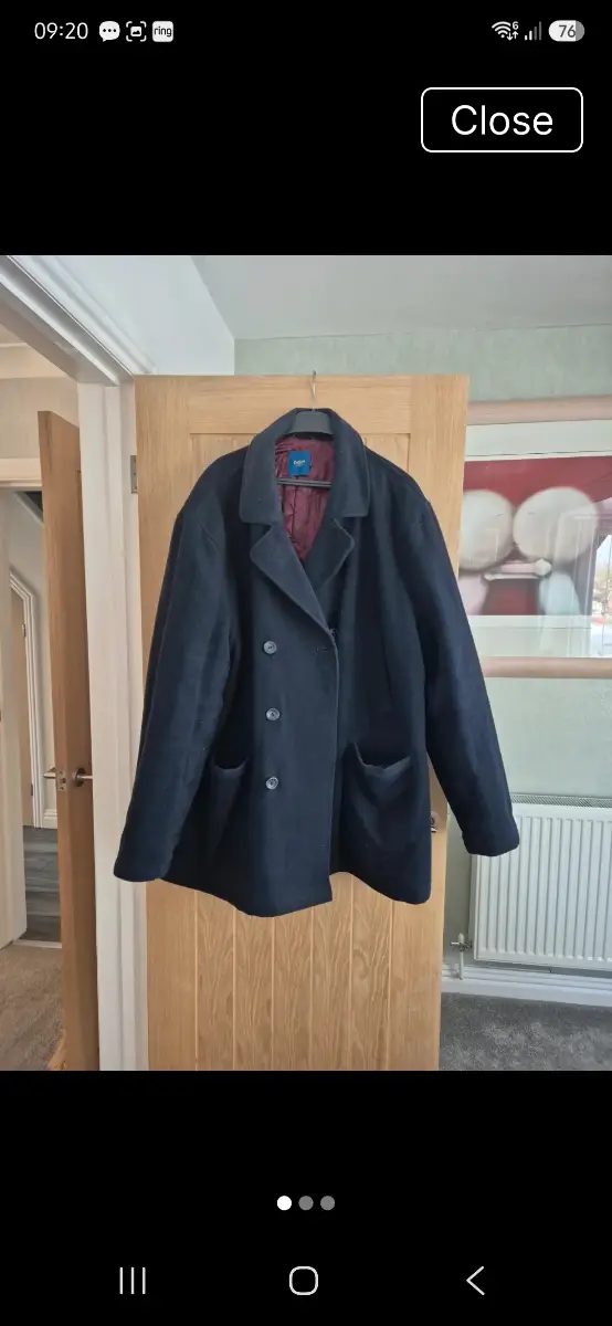 Mens overcoat