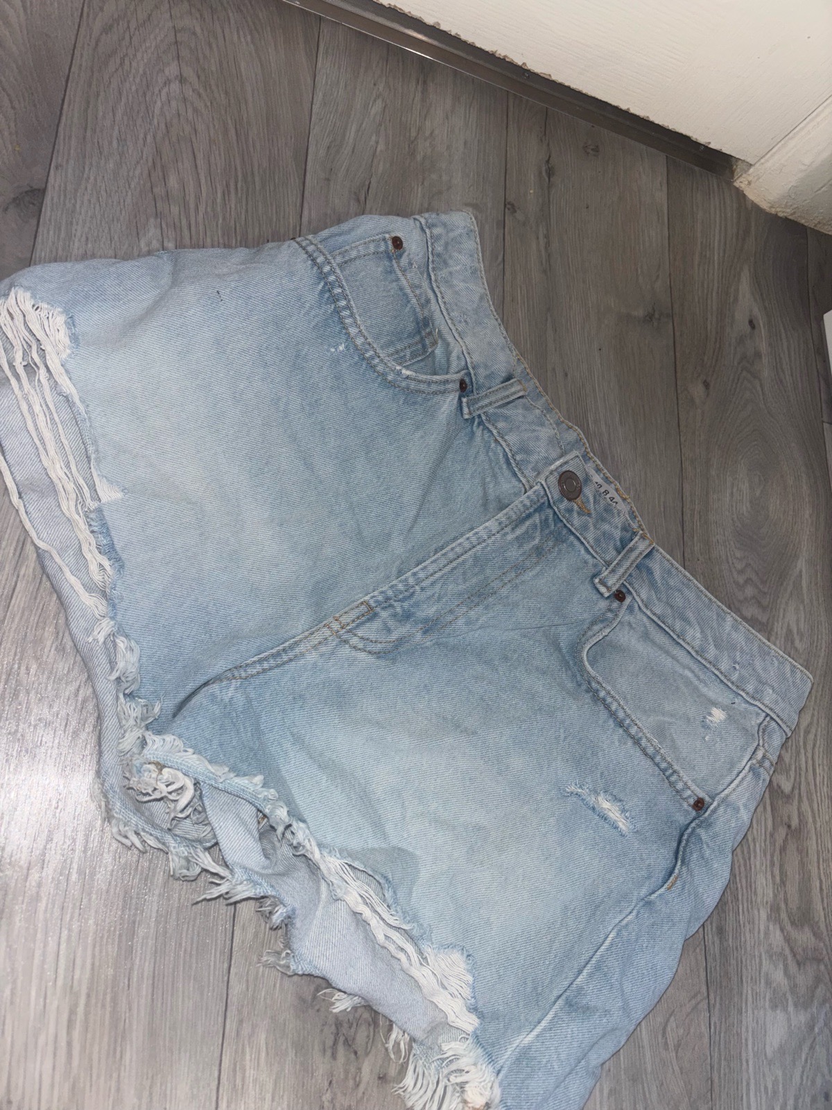 Denim shorts