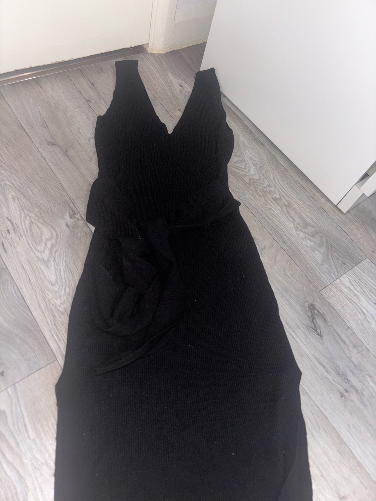 Long black dress