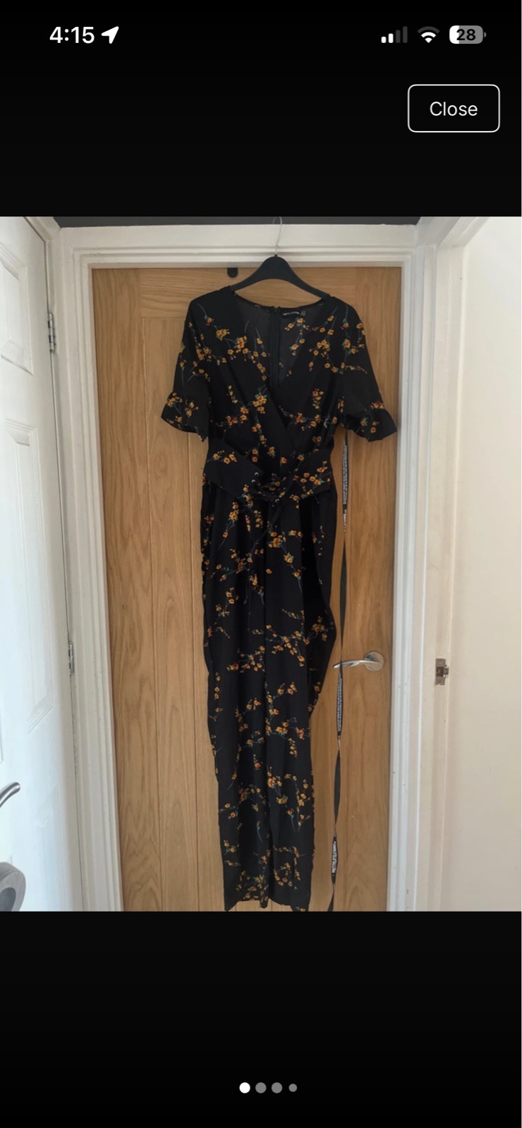 Flowery jumpsuit size 12