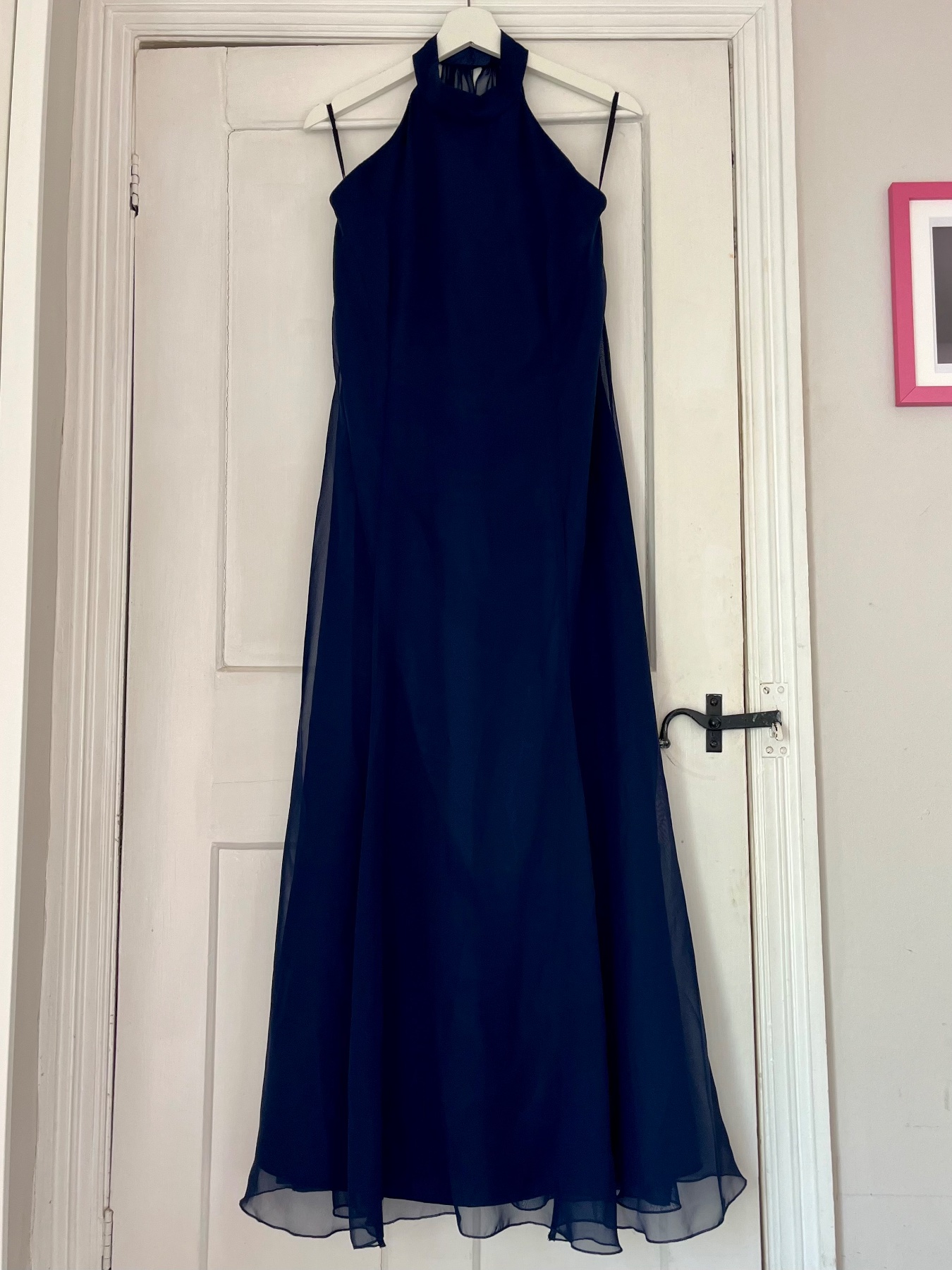 Windsmoor Size 14 chiffon halter neck maxi dress