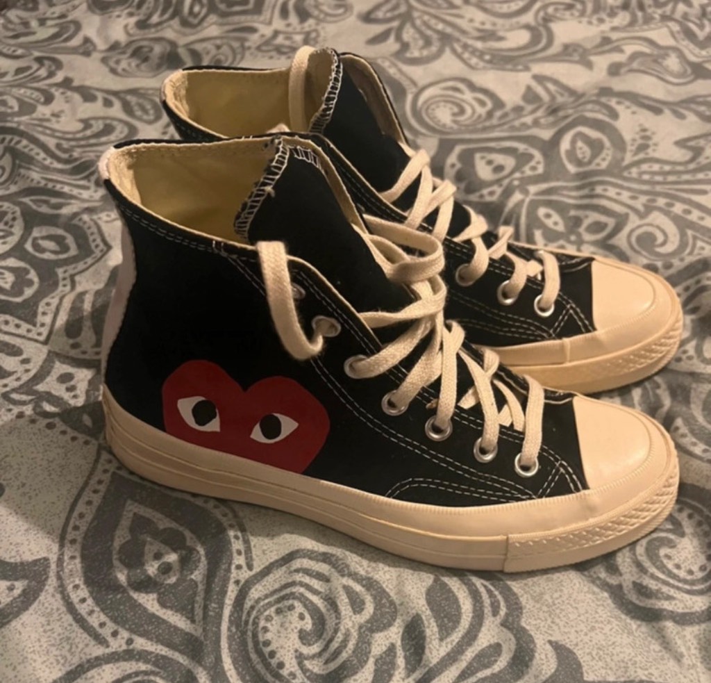 Converse comme des garçons size 5