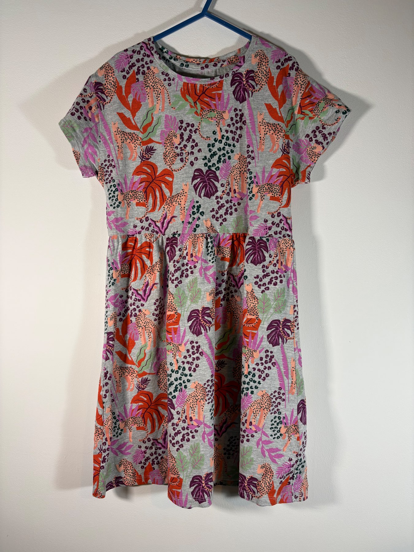 Mountain Warehouse Girls Dress – Age 9–10 Years – Leopard Jungle Print – Minor Print Nick