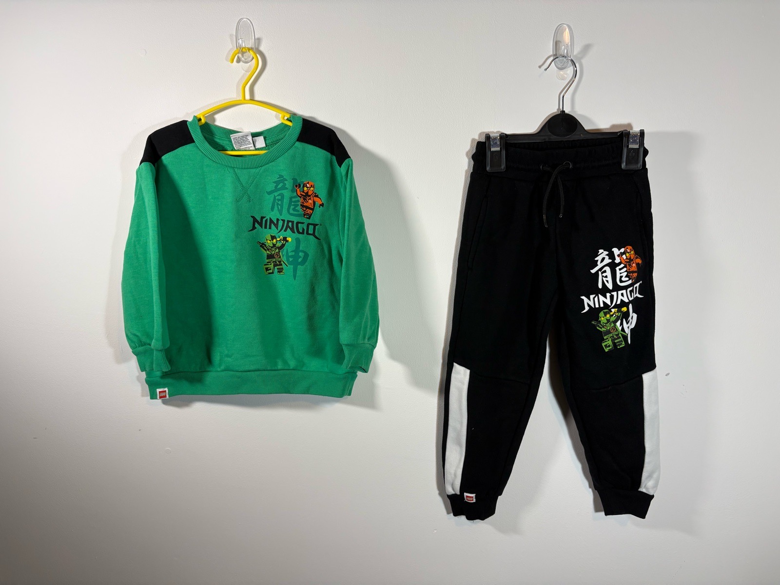 LEGO Ninjago Outfit – Sweatshirt & Joggers Set – Age 3–4 Years – Green/Black