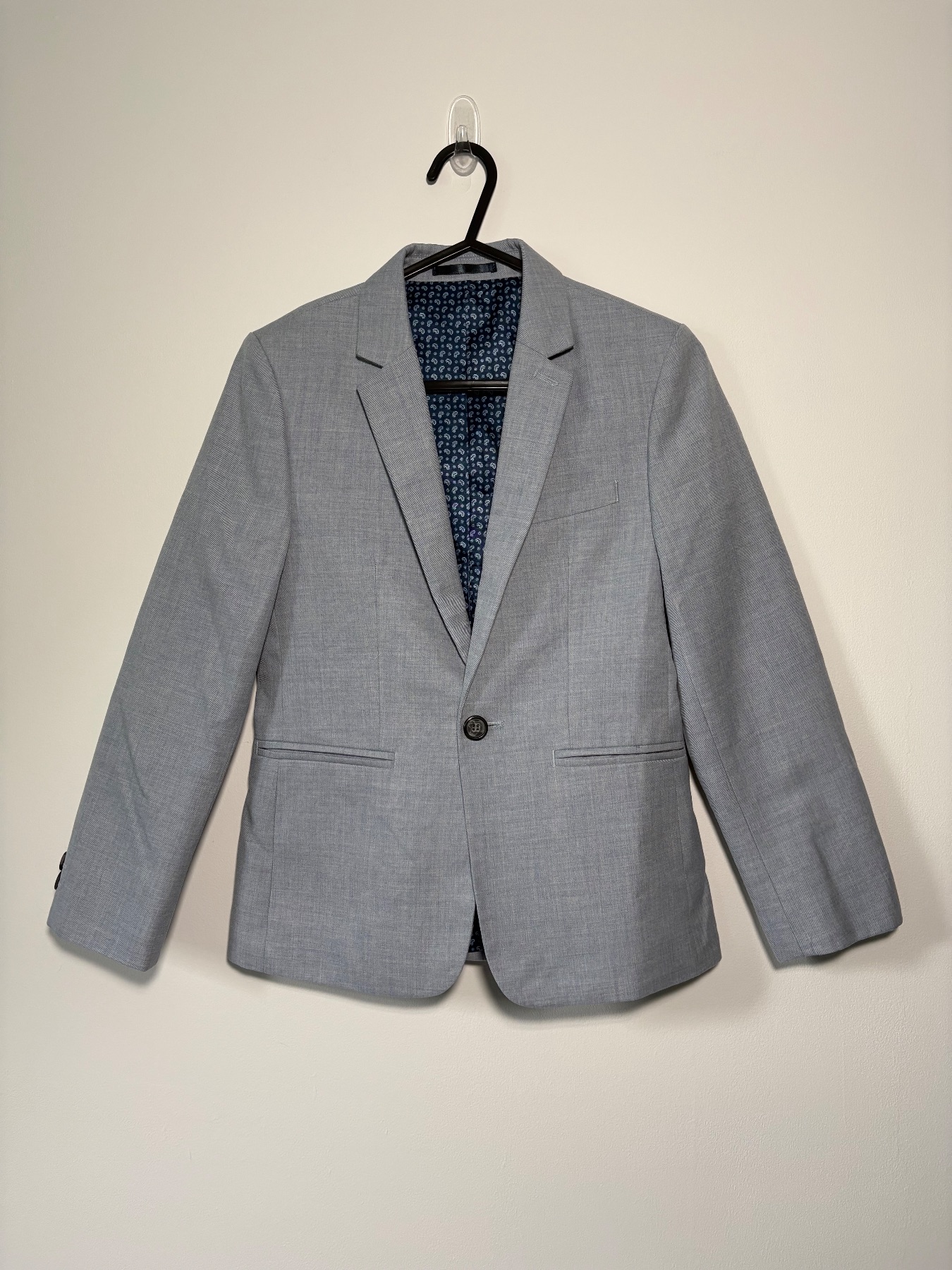 Next Boys Light Blue Blazer Age9/134cm – Ref Trousers Only – RRP£46 Very Good