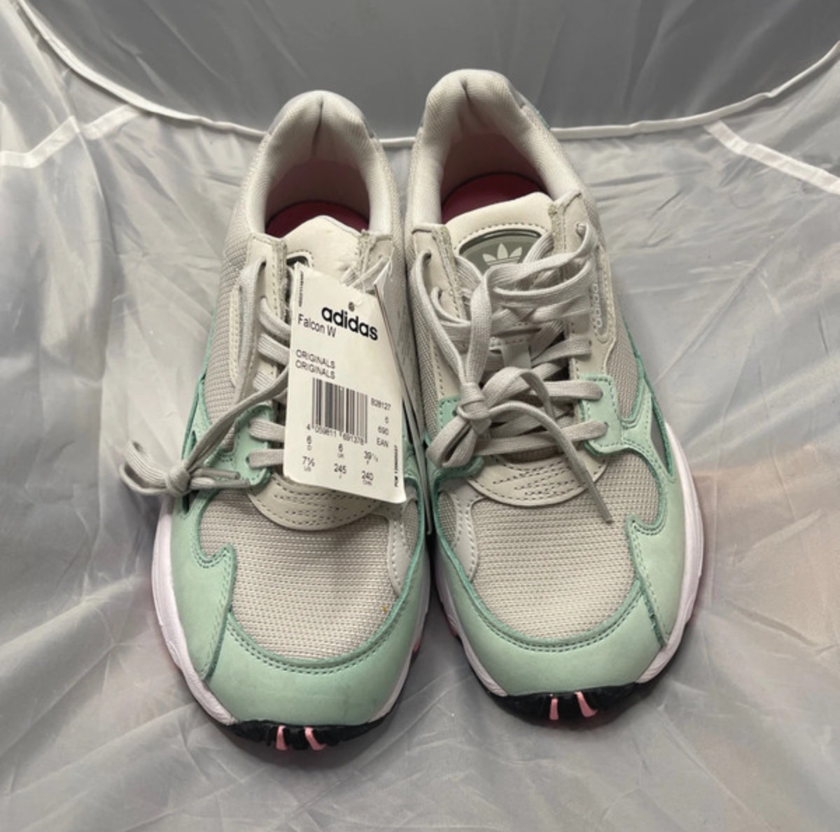 Adidas falcon watermelon easy green woman’s trainers size 6