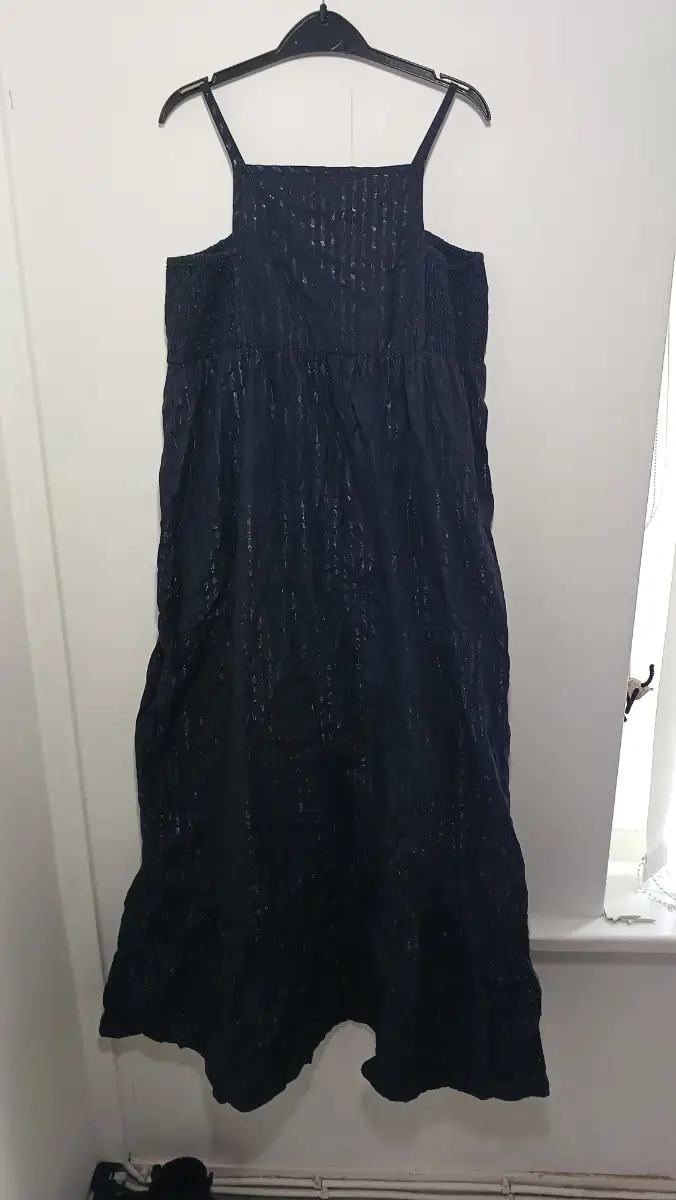 BNWT Froo Black Shimmer Maxi Dress Size 14