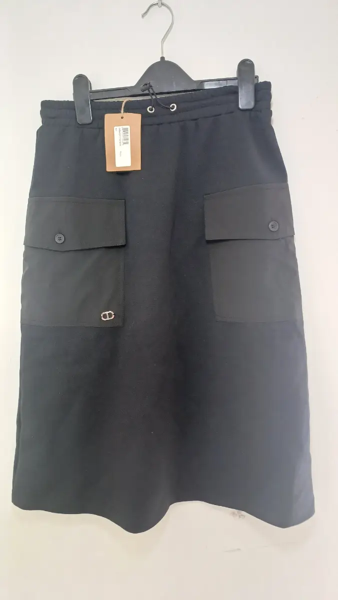 Aspect Soft Model Black Cargo Skirt with Big Side Pockets Size M , New