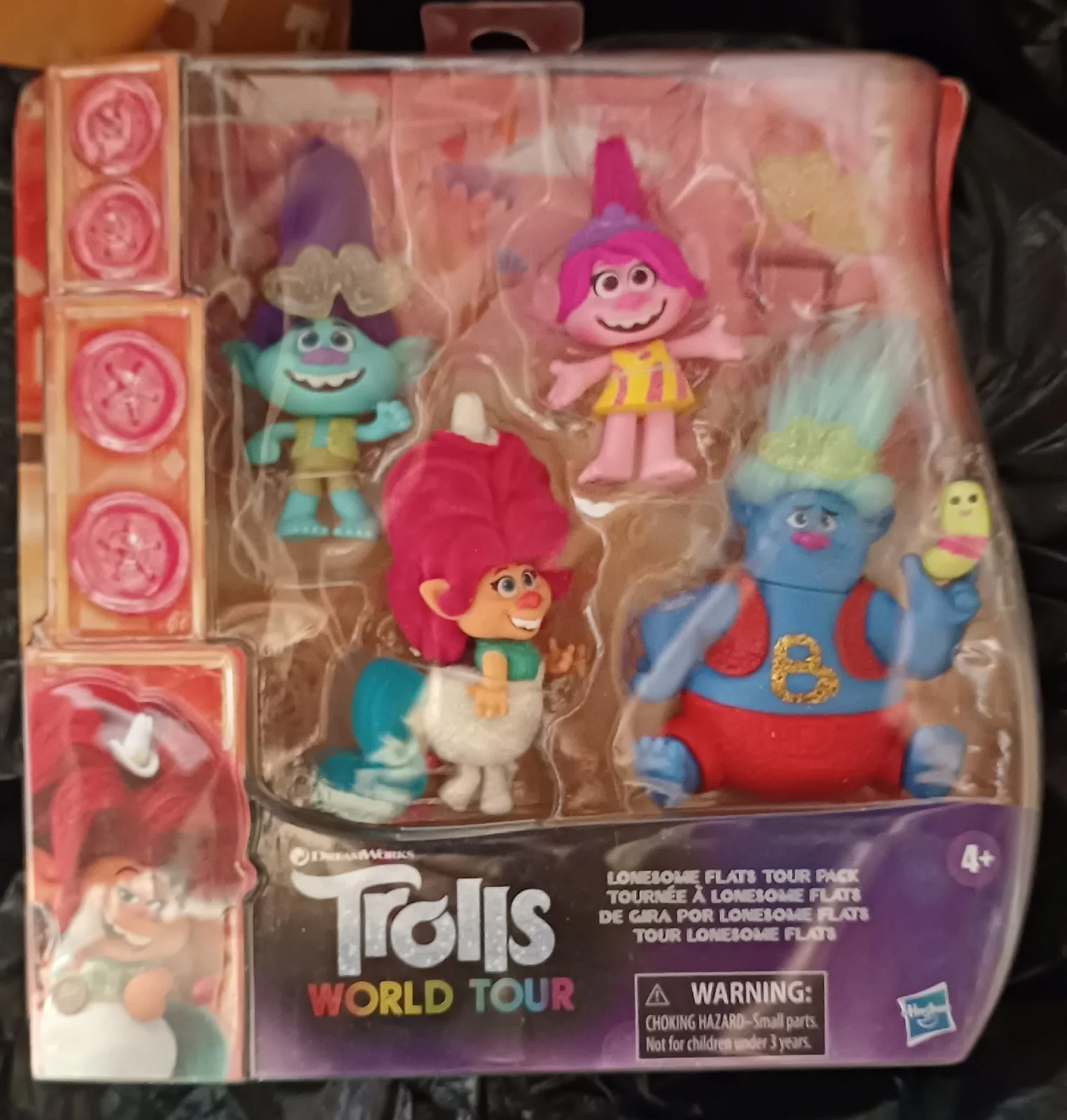 Trolls World Tour Lonesome Flats Tour Pack, 5 Small Doll Set NEW