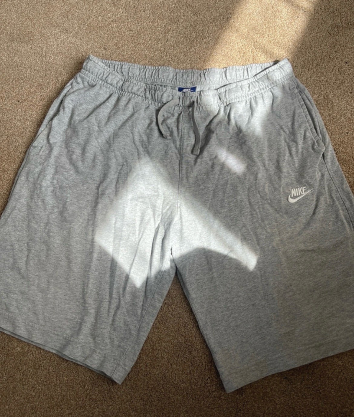 Grey mens nike shorts XXL