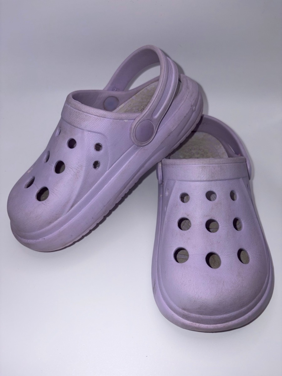 Zara Lilac Purple Clog Mules Girls Summer Holiday Sandals Playwear Croc Size Children’s UK 8.5