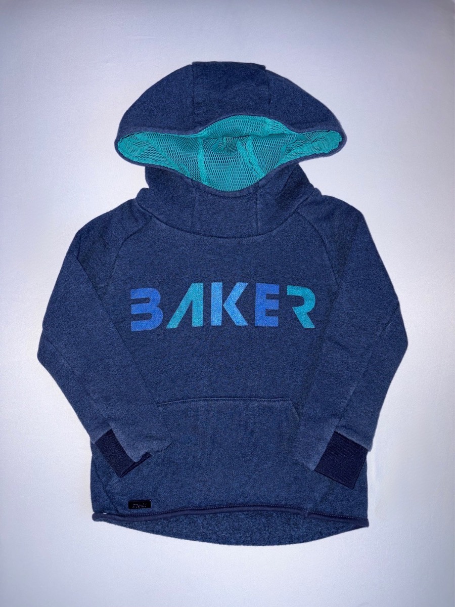 Baker by Ted Baker Navy Blue Jumper Boys Winter Hoodie Sweatshirt age 18-24 months top