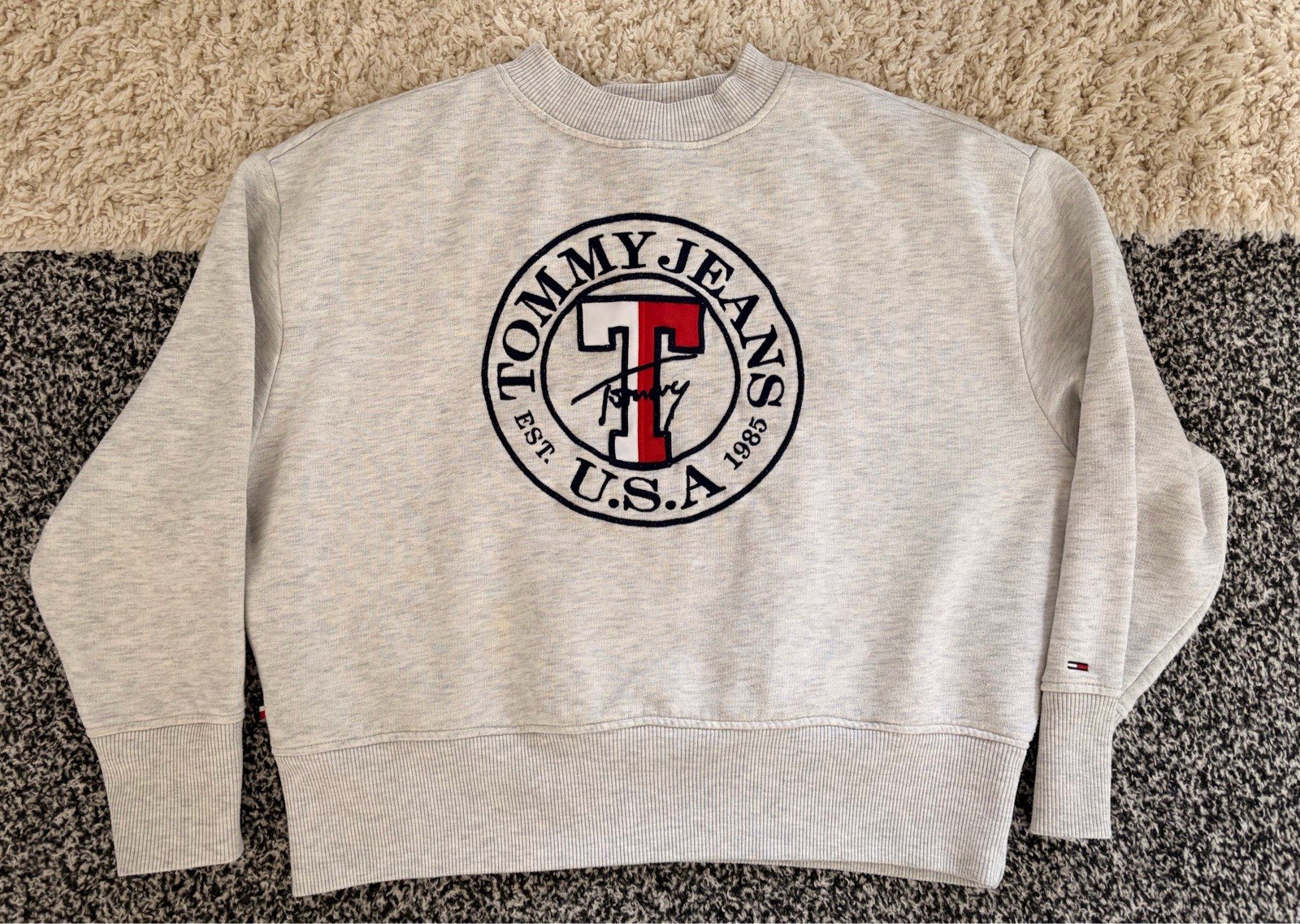 Tommy Jeans Cropped Vintage Y2K Jumper