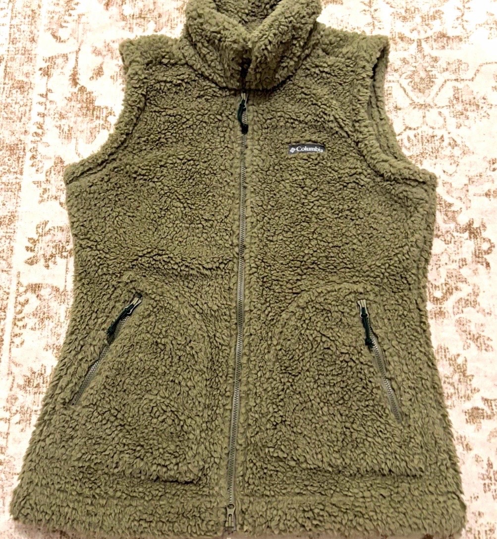Columbia Gilet Fleece Double zip Size S