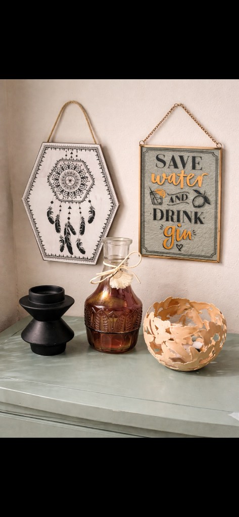 Bundle of home ornaments candle stick plagues candle holder