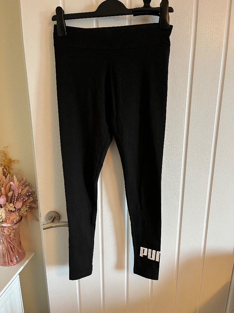 Ladies black Puma leggings size S