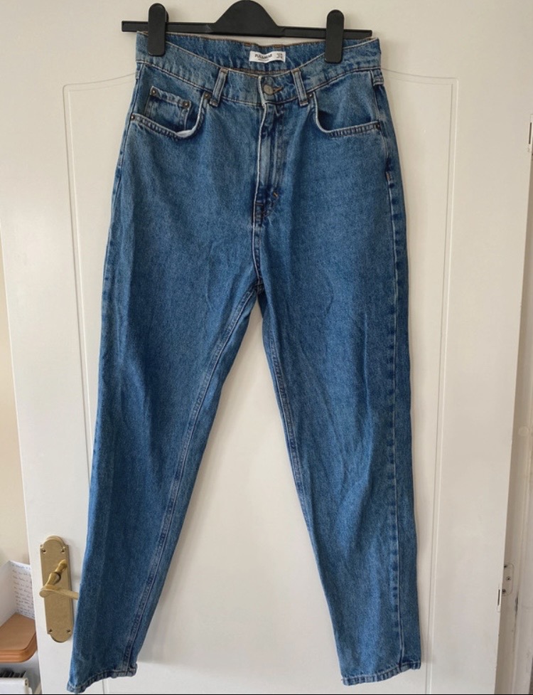 Pull&Bear Medium Wash High Rise Mom Jeans EU 38 / UK 10