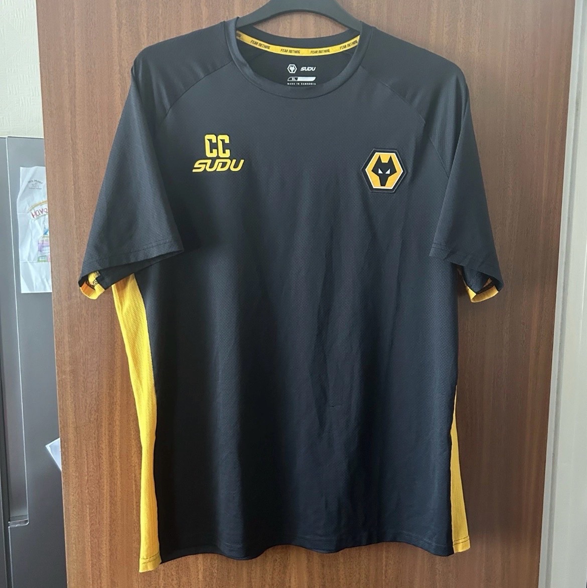 Wolves SUDU Training Shirt Black Gold CC Men’s XL