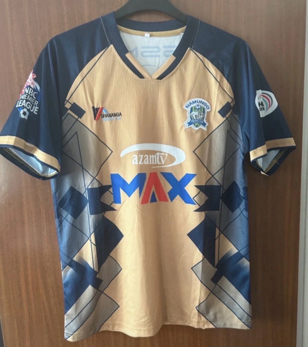 Namungo FC Tanzania Football Shirt XL Gold Navy NBC Premier League Jersey