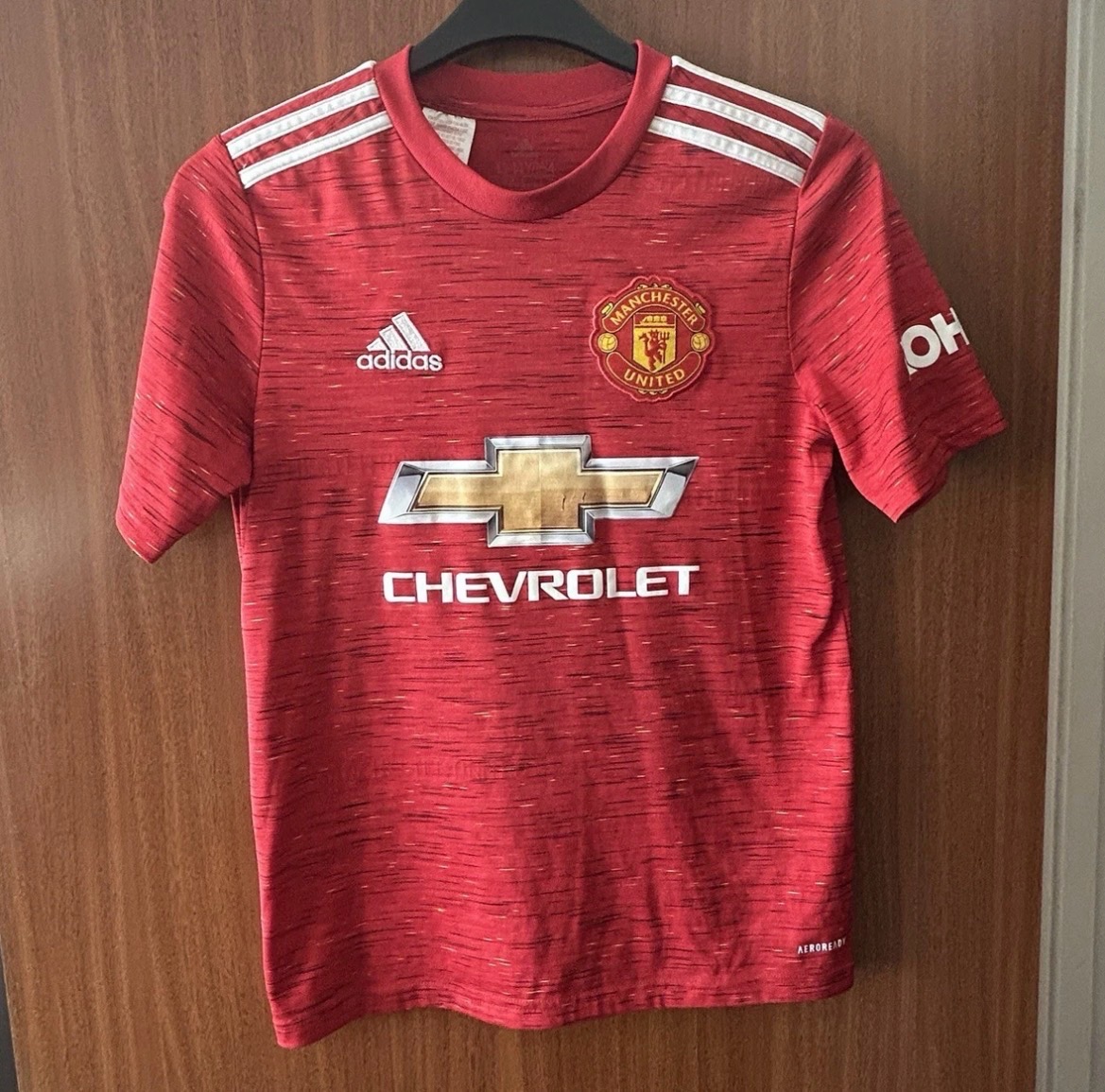 Manchester United 2020/21 Home Shirt – adidas – Youth 13-14 – FM4292