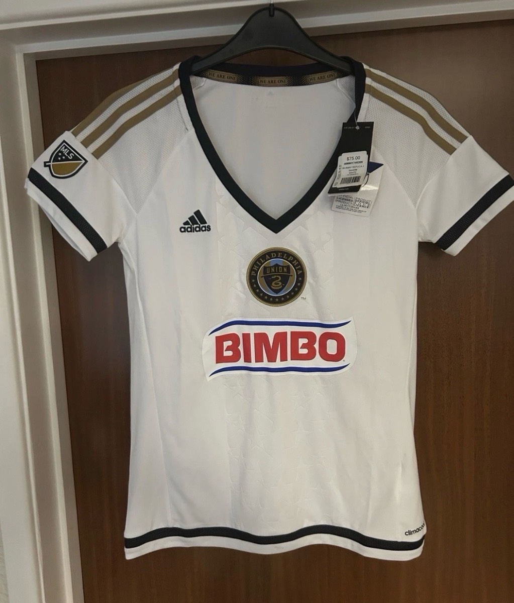 Philadelphia Union 2015 Away Shirt BNWT Women’s Medium adidas MLS Jersey