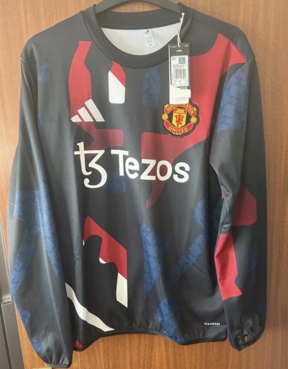Manchester United 2024/25 Pre Match Warm Top Adidas BNWT Medium JD7145