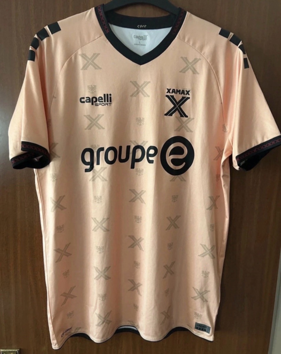 Neuchâtel Xamax 2024/25 Away Football Shirt Large Capelli Sport Pink Switzerland
