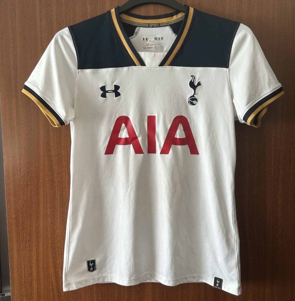 Tottenham Hotspur 2016/17 Home Shirt Under Armour #4 Men’s Medium