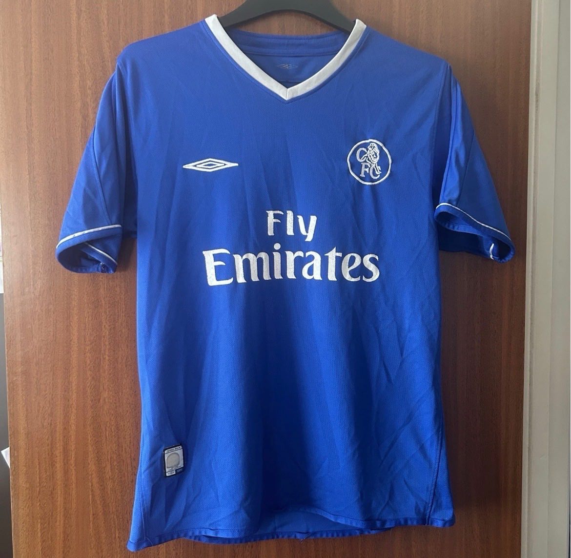 Chelsea 2005/06 Home Shirt Medium Umbro Blue Football Jersey
