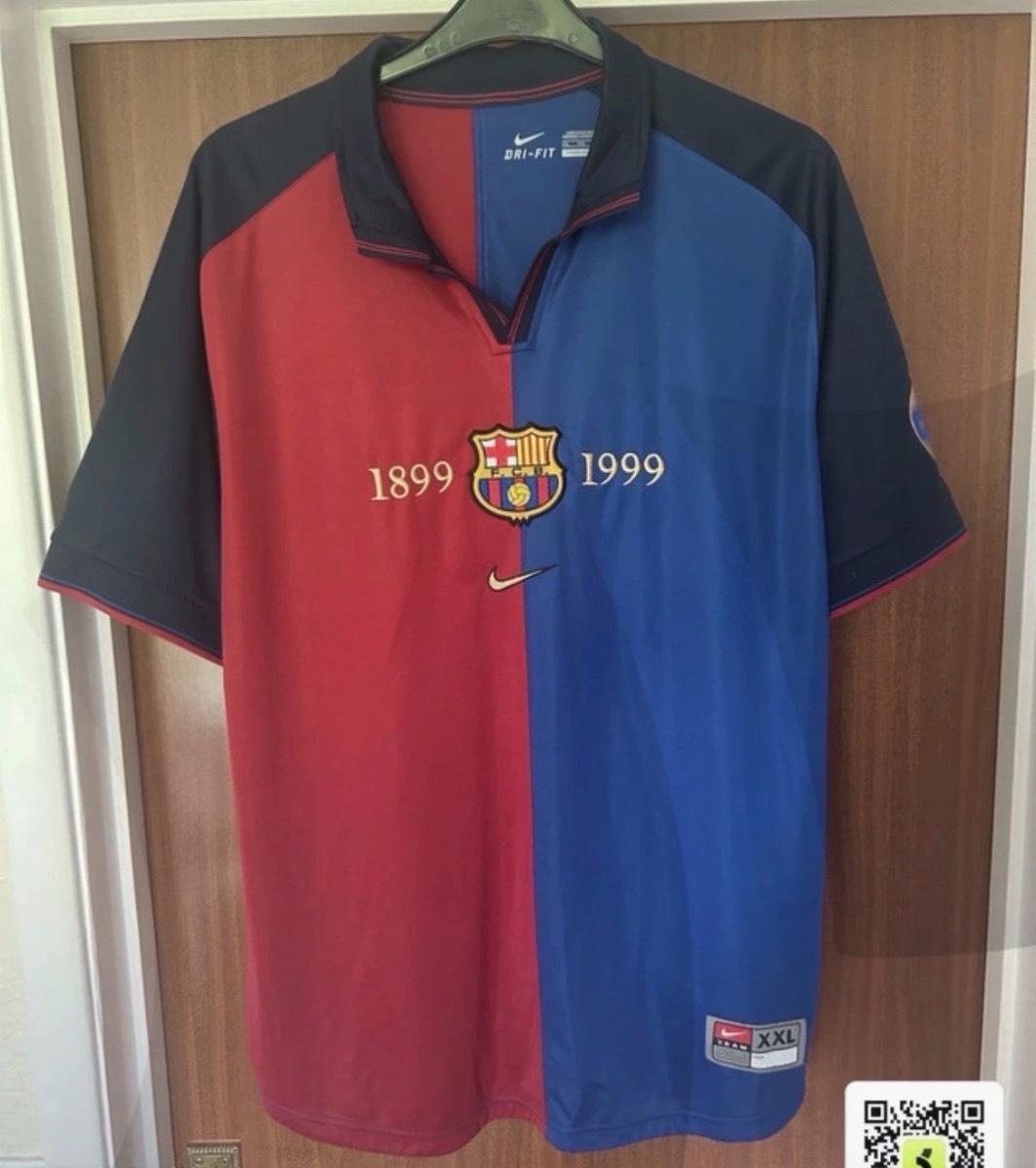 Nike Barcelona 2013/14 Centenary Reissue Shirt XXL (1899–1999)