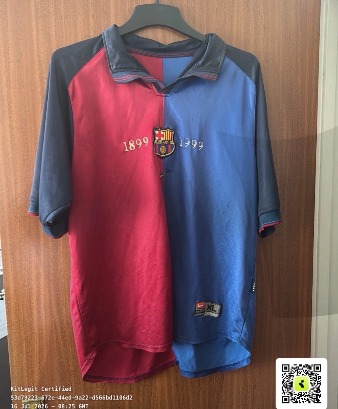 Nike Barcelona 1999 Centenary 2013 Reissue Shirt – XL – KitLegit Certified