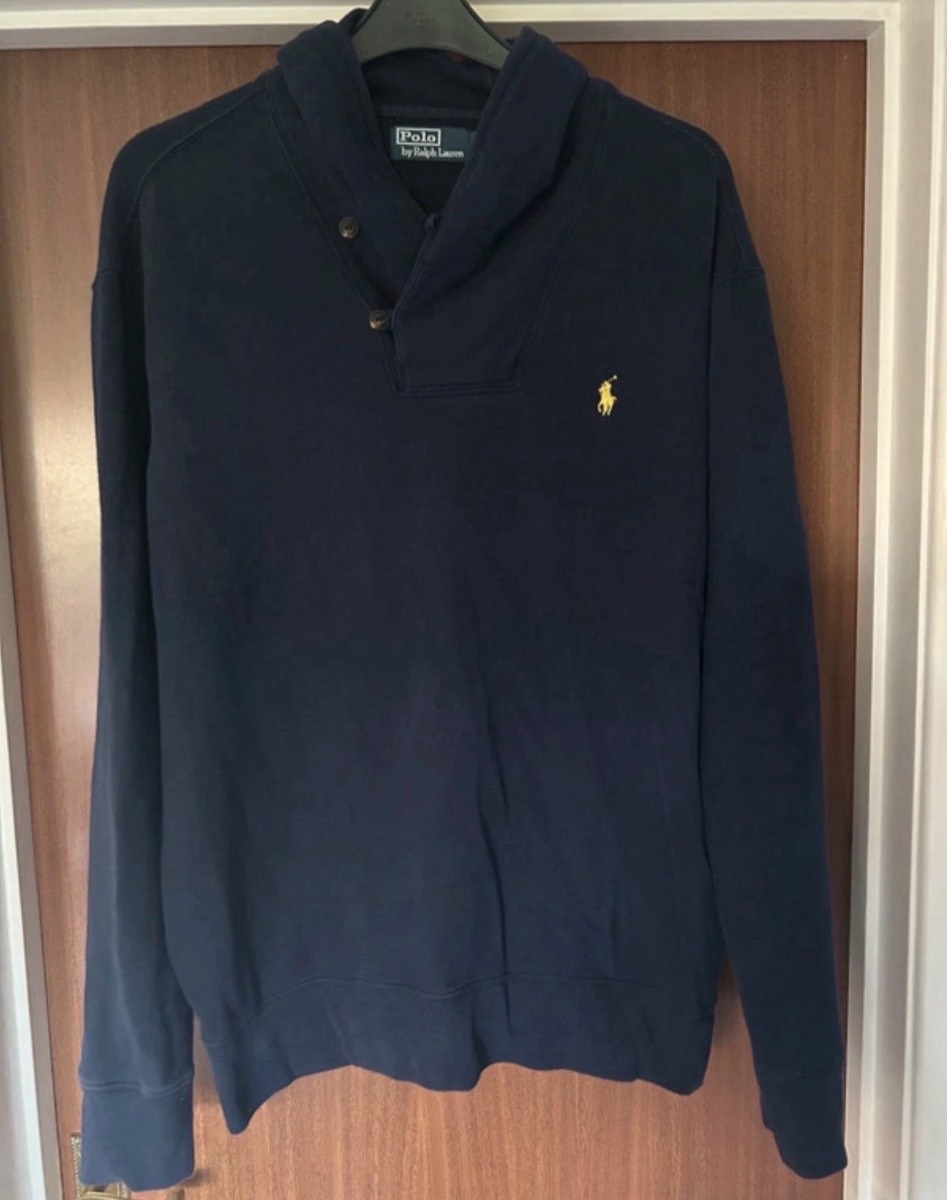 Polo Ralph Lauren Shawl Collar Sweatshirt Navy XL