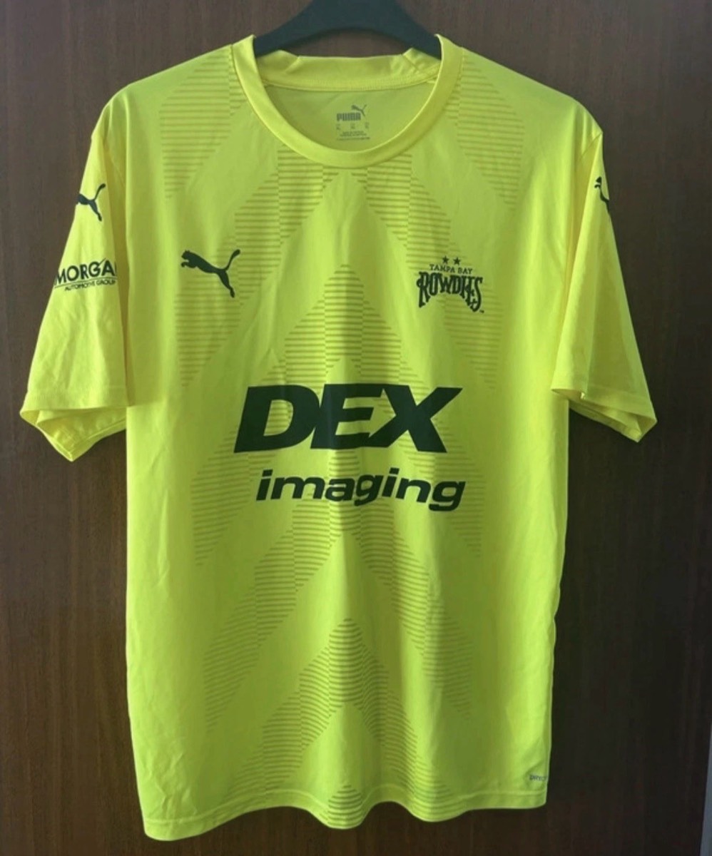 Tampa Bay Rowdies Training Shirt XL Puma Fluorescent Yellow USL