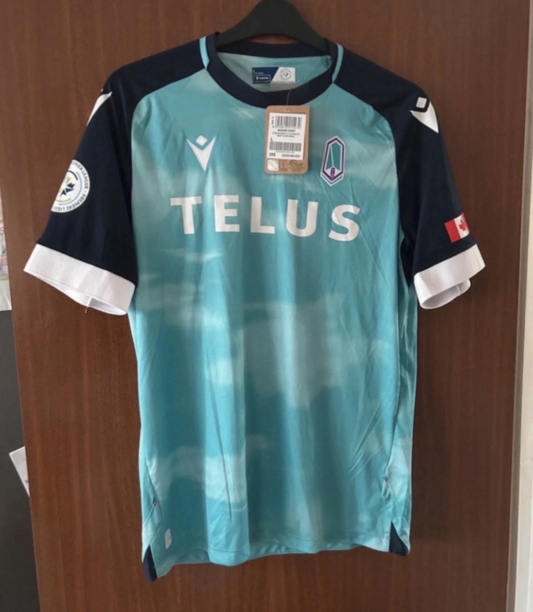 Pacific FC 2024 Alternate Football Shirt BNWT Large Macron Canadian Premier League