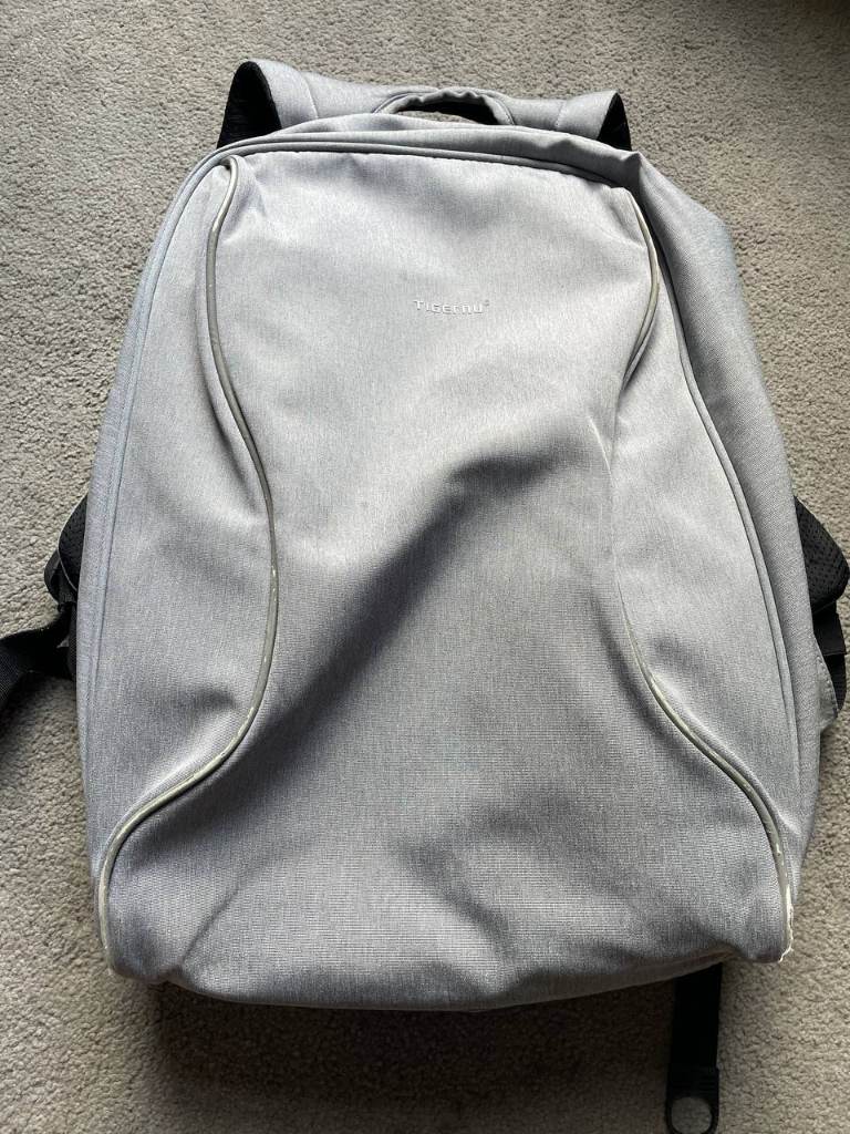 Unisex Grey Big Backpack for Travelling or Hiking Backpack