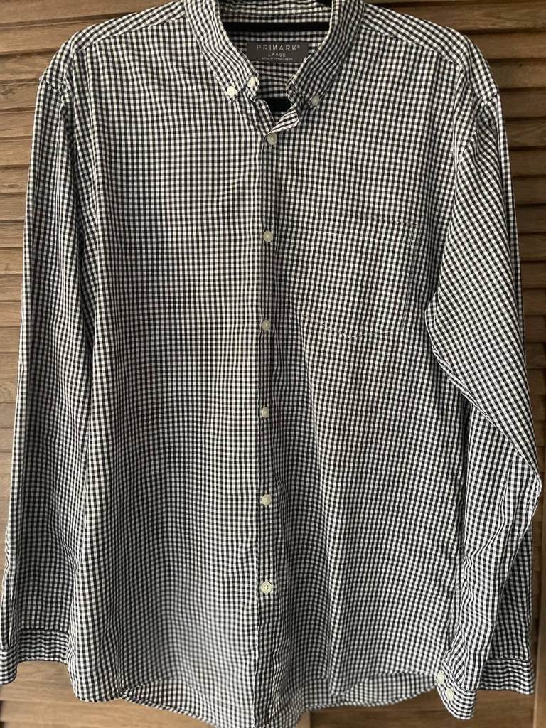 Men's Checkered Shirt Size L Primark