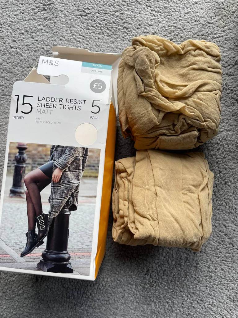 15 Denner Ladder Resist Sheer Tights | Matt Colour | 5 pairs