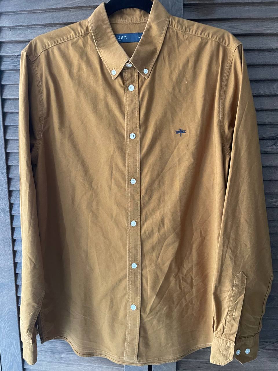 Men's Mustard Shirt Easy Size M Perfect Condition