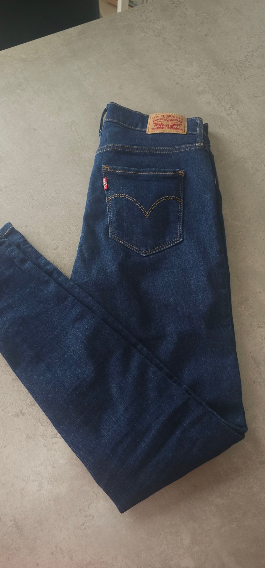 Levi high rise super skinny jeans
