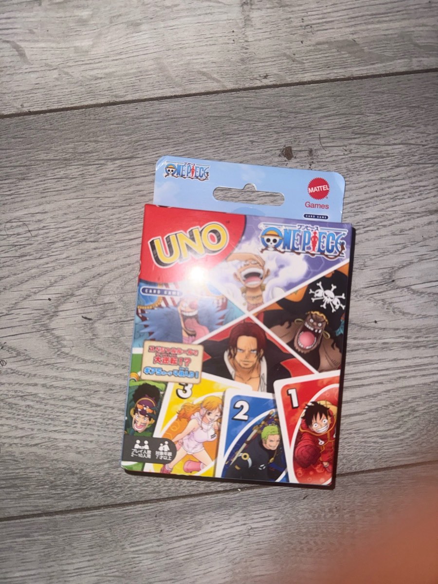 One Piece x UNO Playing Cards – Rare Japan Edition