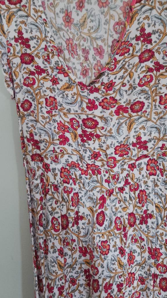 Drop hem dress