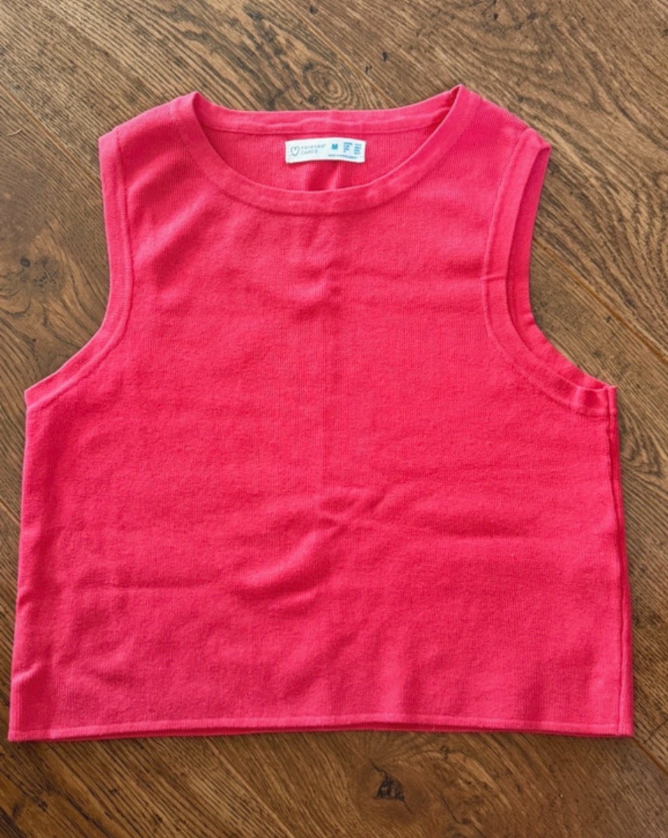 Pink top/vest top