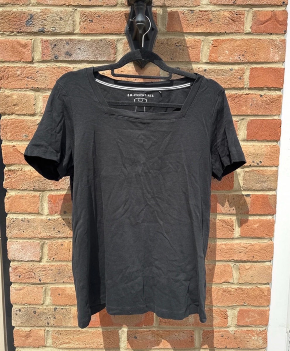 Women’s black T-shirt