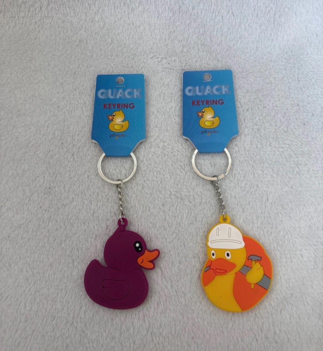 X2 Duck Keyrings