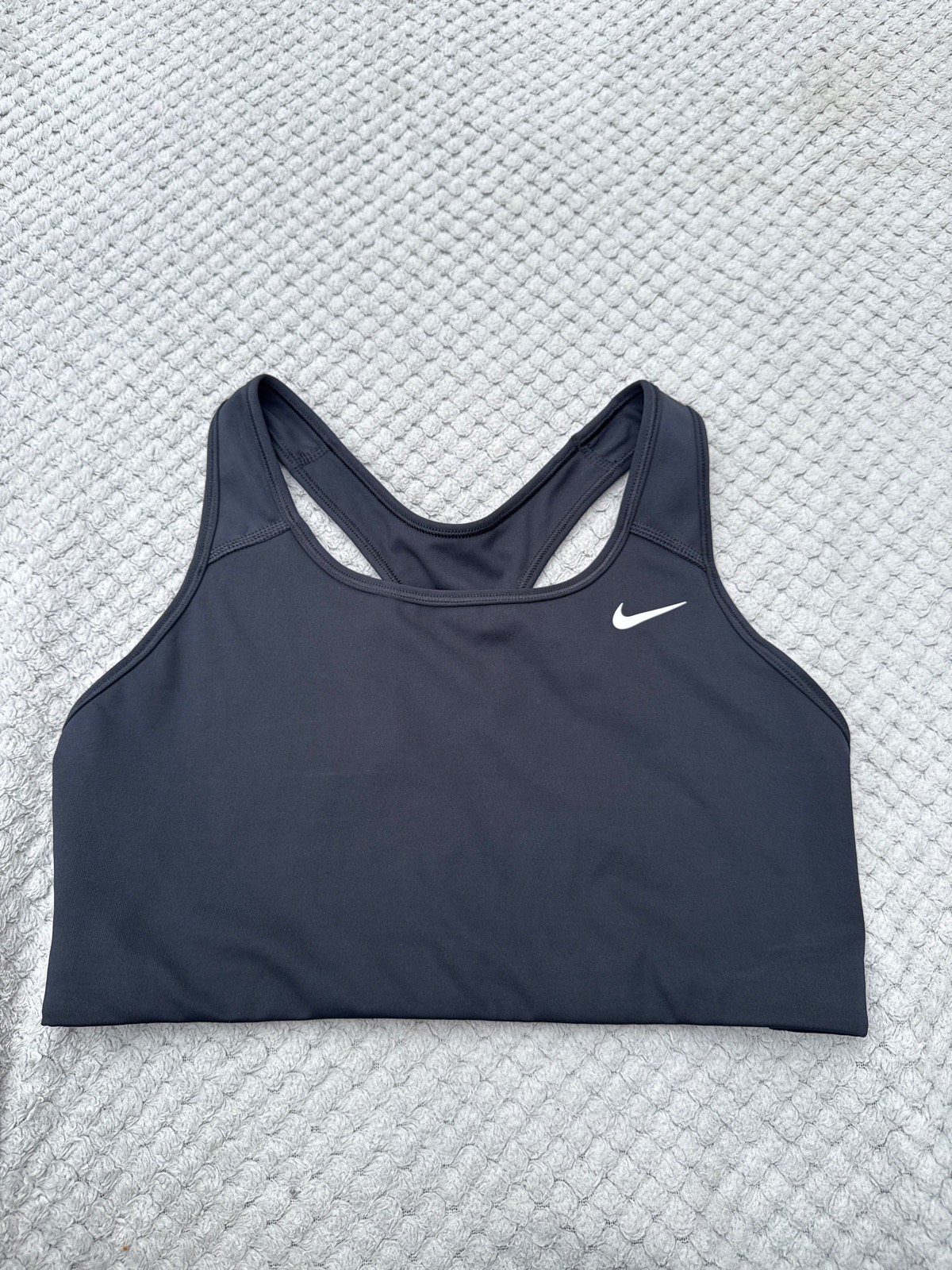 Women’s black Nike sports bra